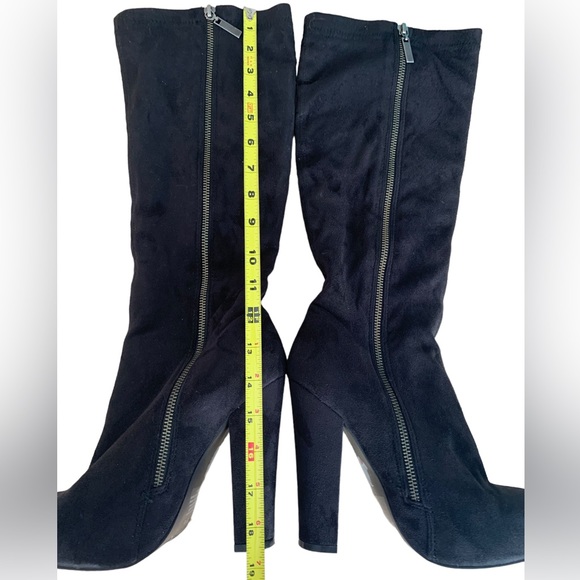 Express High Heeled Boots Women’s Black Size 8.5 NWOT - Picture 4 of 11